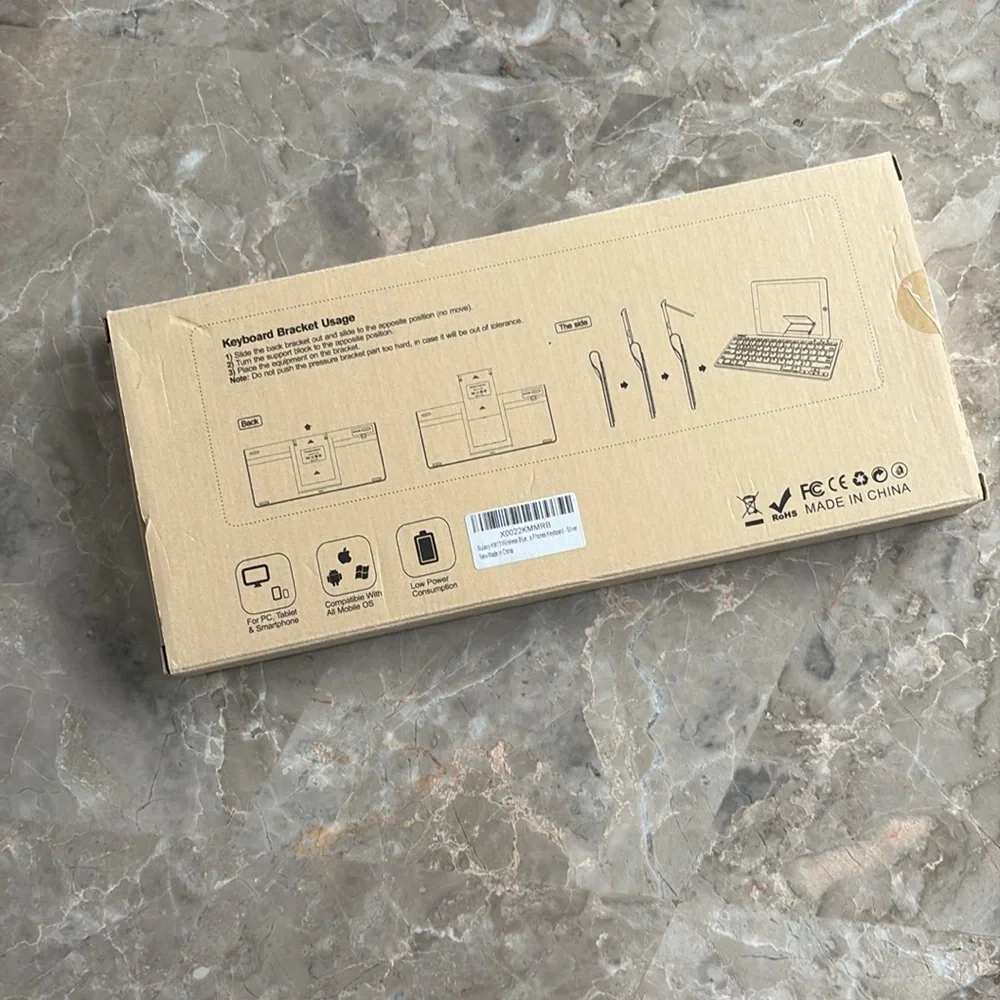 Nulaxy Wireless Keyboard with Stand Case